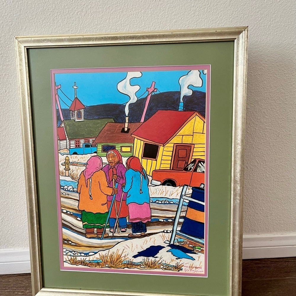Framed Printed In Canada Yukon Gallery Wall Art Sind By J. A. Logan 19/23”